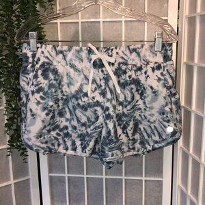 RBX Turquoise & White Running Shorts, Full Pantie Lining, Size Medium, Like New.